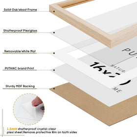 Puthiac 12x16 with mat opening 11.4x15.3 for tidy displays