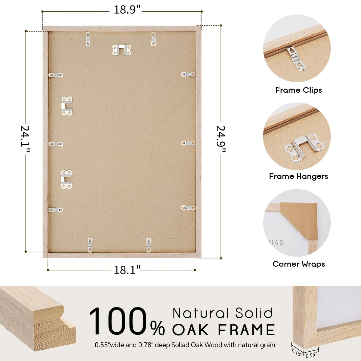 puthiac wall frame shown in vertical or horizontal orientation for versatile layouts