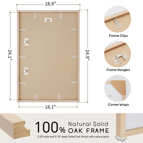 puthiac wall frame shown in vertical or horizontal orientation for versatile layouts