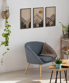 Putuo Decor boho mountain wall art panel 7 makes a thoughtful nature-inspired gift