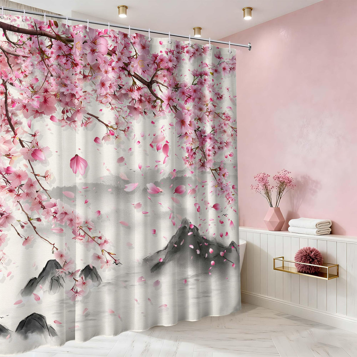 Puuiui decorative curtain provides privacy while letting light through.