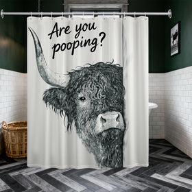 Puuiui farm animal pattern showcases cheerful scenes for a cozy, family-friendly bathroom