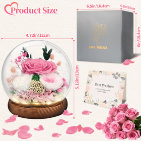 Puxinargo preserved rose as dining-table centerpiece for romantic occasions.
