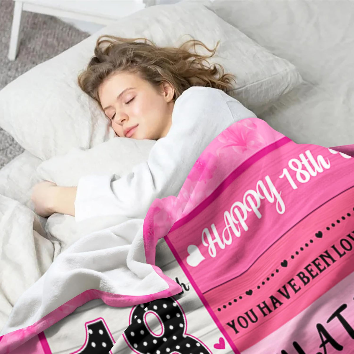 PVDSAVE 50x60 blanket gift-wrapping moment for a daughter