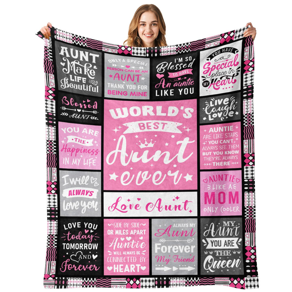 pvdsave aunts life blanket 50x60 on sofa for warm, comforting evenings.