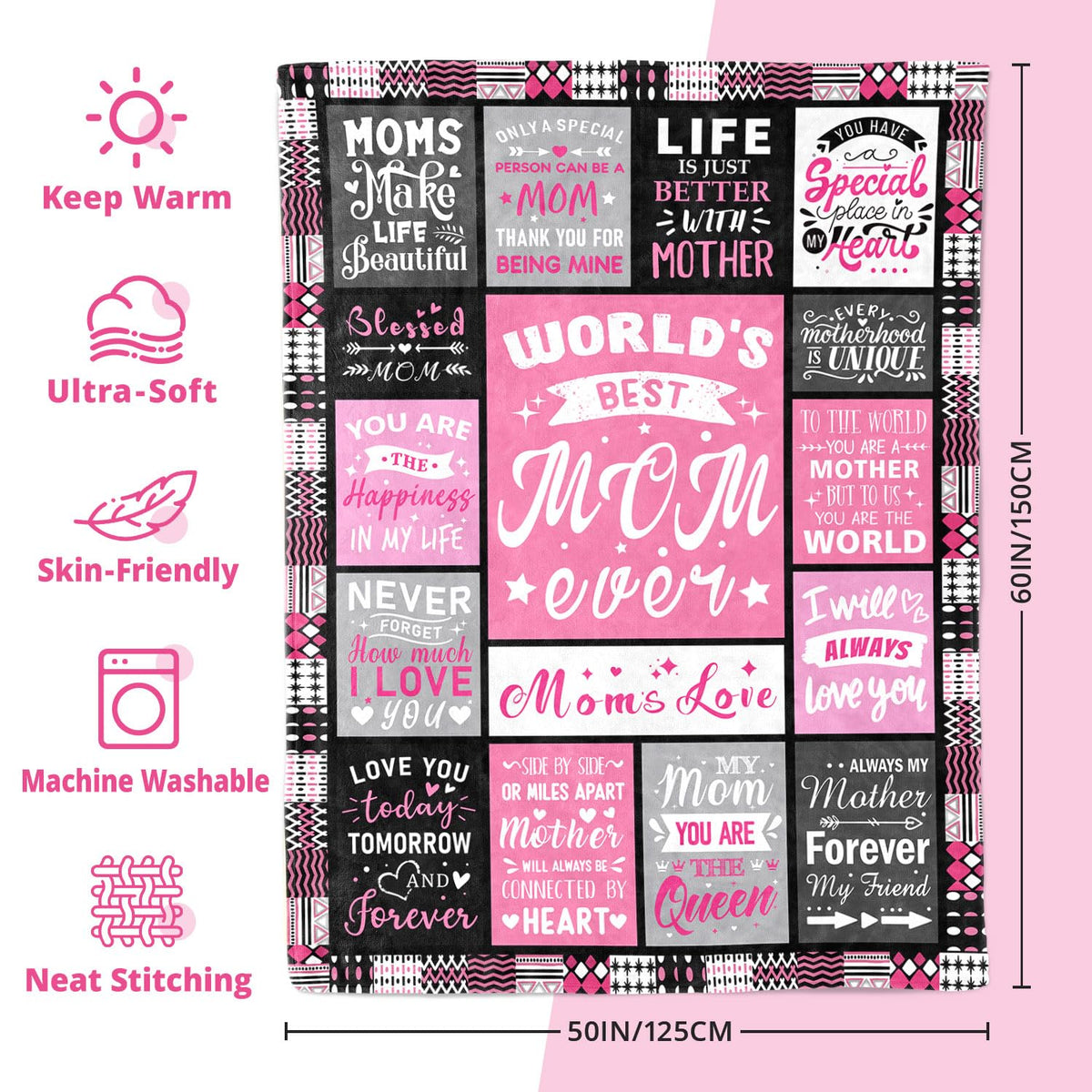 PVDSAVE easy-care label indicates machine washable and quick-drying.