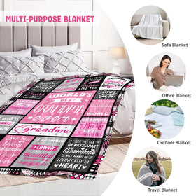 PVDSAVE Farmhouse Decor Blanket enhances room charm and comfort.