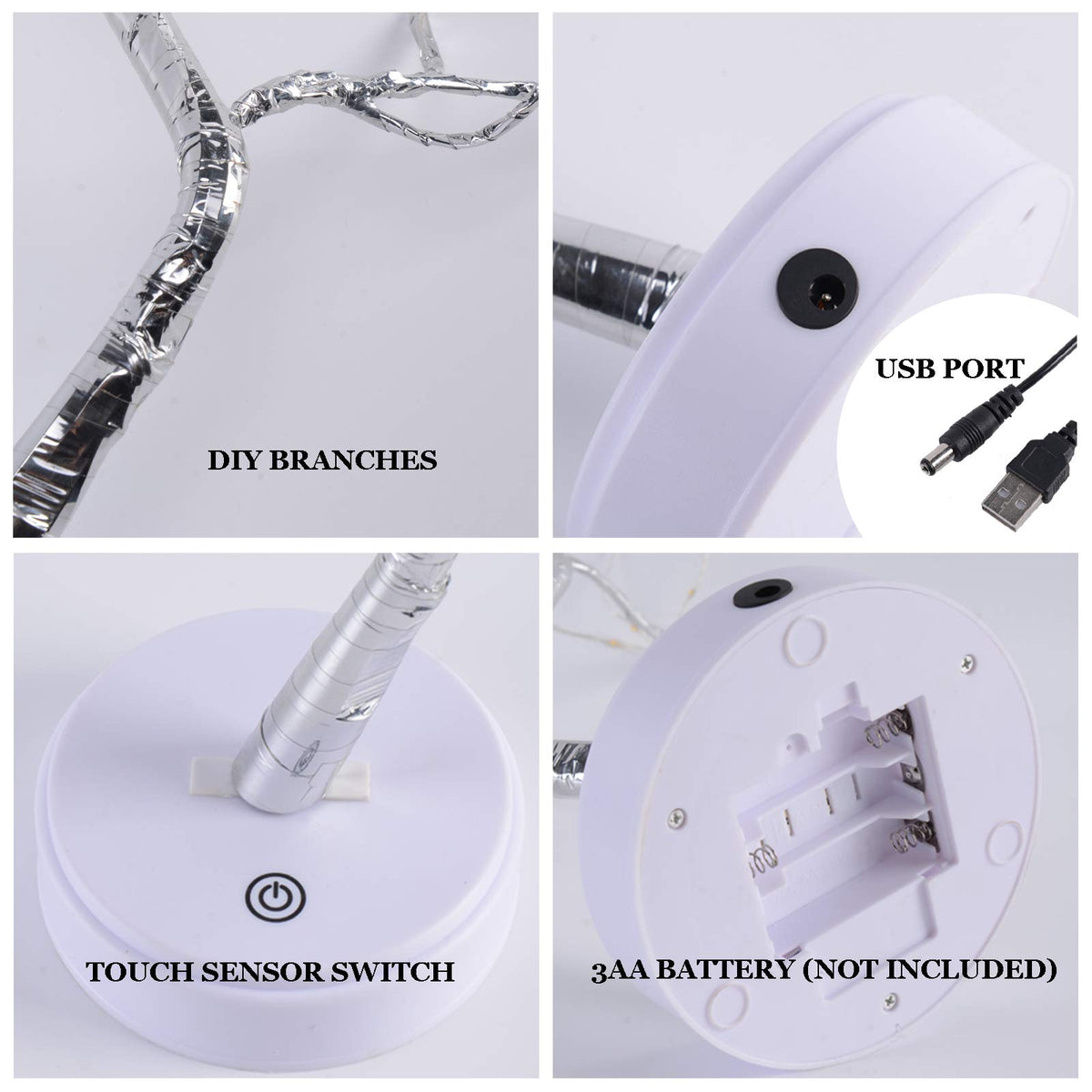 PXBNIUYA ABS base provides stable, safe night-light support.