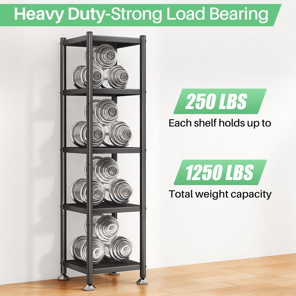 PXRACK lockable wheels secure the shelf during transport.