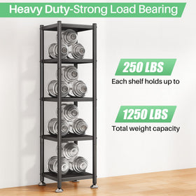 PXRACK lockable wheels secure the shelf during transport.