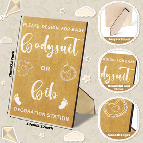 Pydeeirom baby bodysuits suitable for painting and keepsakes