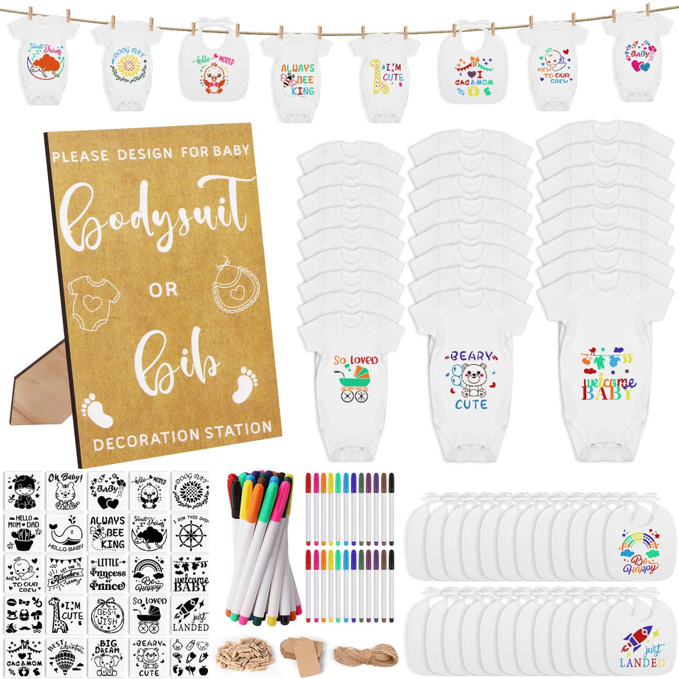 Pydeeirom baby shower game sign as centerpiece decor for activities
