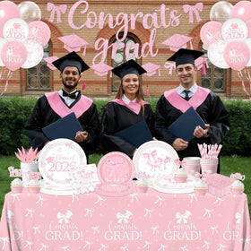 Pymurod pink balloons create color and festive mood for memorable photos.