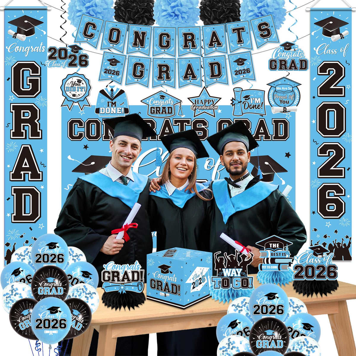 Pymurod 12-inch latex balloons for versatile air or helium displays.