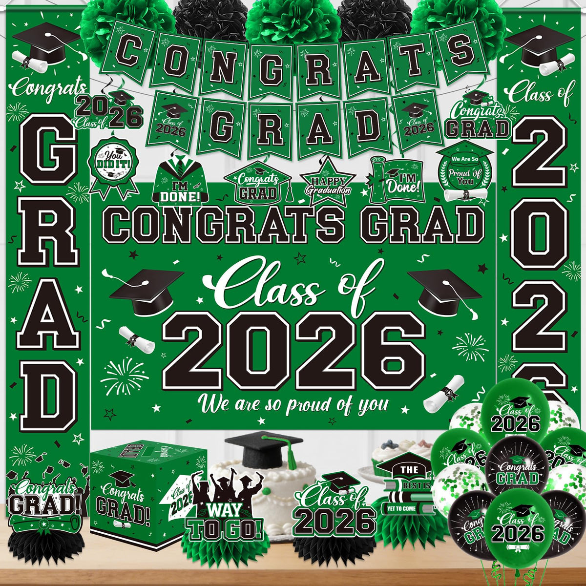 Pymurod Class of 2026 backdrop for festive photo moments