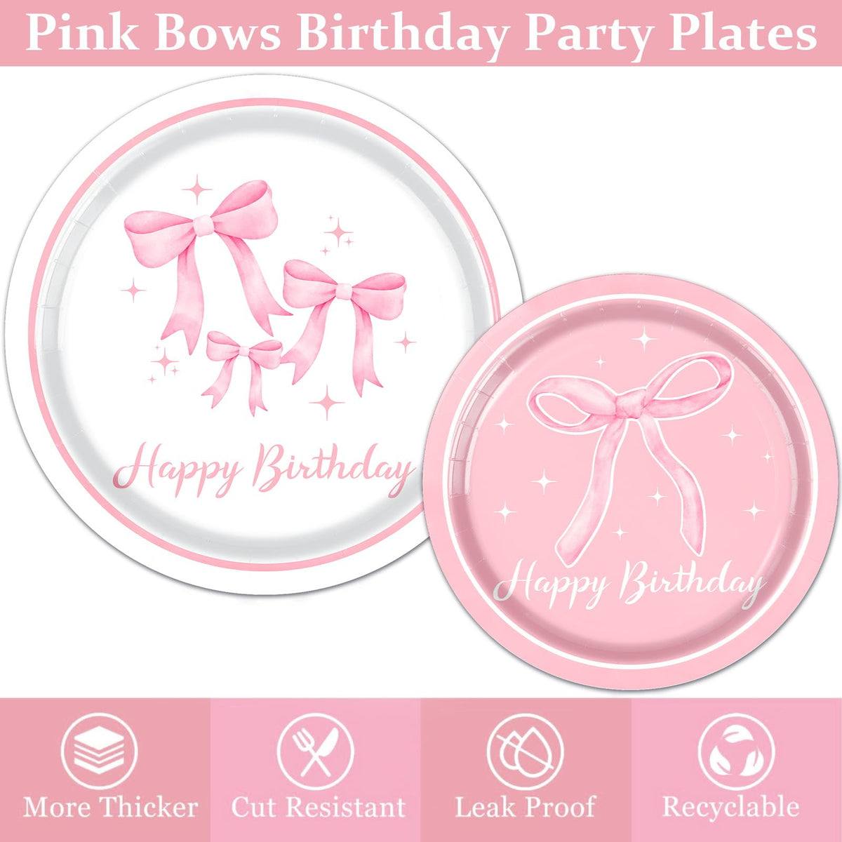 Pymurod pink bow cups ideal for beverages at celebrations.
