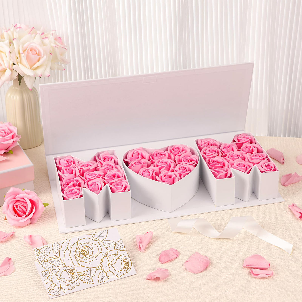 PYQTH mom box dimensions 43x18x6.8 cm for balanced display and portability