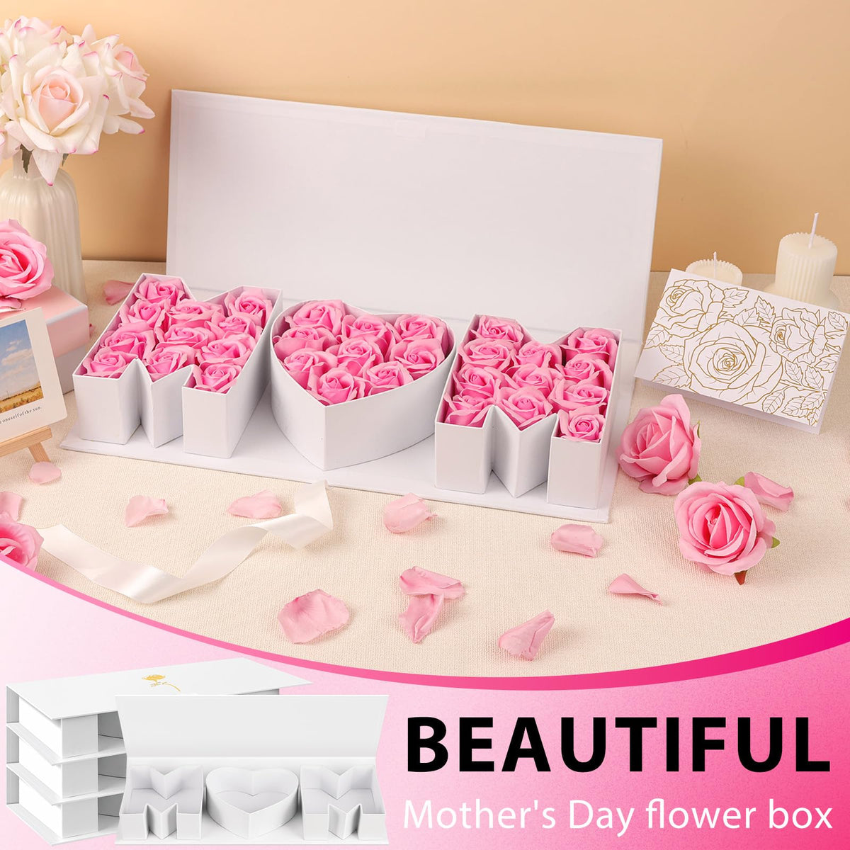 PYQTH mom box smooth surface and refined finish for a high-end feel