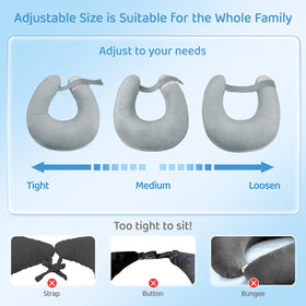 Pyurifai crochet pillow high-density filling stays firm during use.