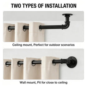 QBMVWF adjustable-tube assembly enabling precise fitting across diverse window sizes.