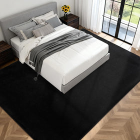 QDUIDU memory foam core rug adds plush support to your living space.