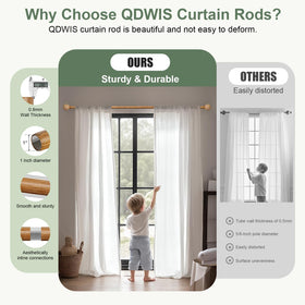 QDWIS 18-60 inch rod set fits a wide range of windows