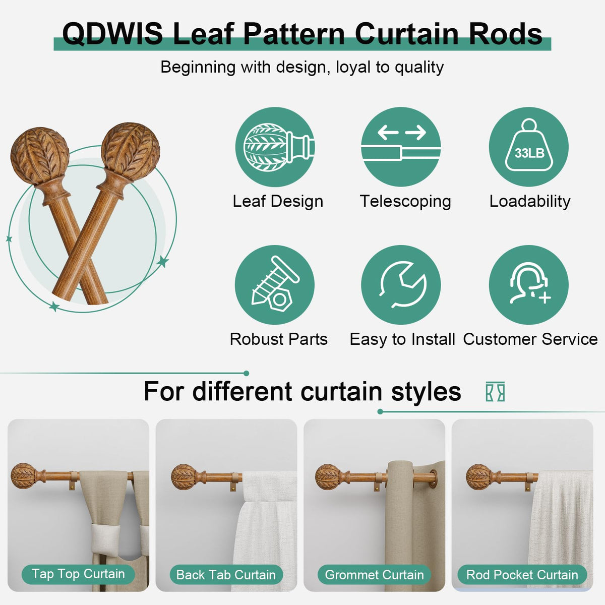 QDwis included installation hardware makes setup quick and straightforward.