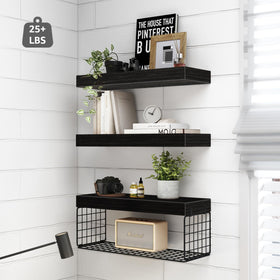 QEEIG bathroom shelves over toilet depth details 6.7 inches for books or towels