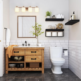QEEIG bathroom shelves over toilet display plants and decor elegantly