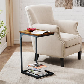 QEEIG C Table rounded corners minimize bumps.