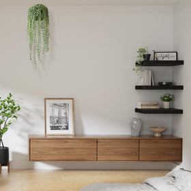 Kitchens and bathrooms benefit from sturdy, space-saving storage by QEEIG.