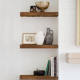 QEEIG floating shelves easy assembly lets you mount quickly