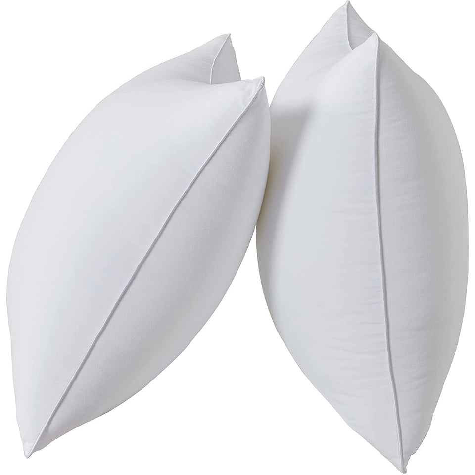 Qeils 18x18 square pillow insert in white for sofas and chairs, soft support.