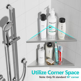 Qeke 304 stainless steel close-up highlights rust-resistant durability for shower use.