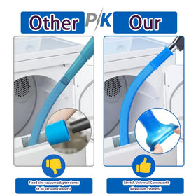 QHIOB dryer vent cleaner kit 32-inch hose reaches behind appliances