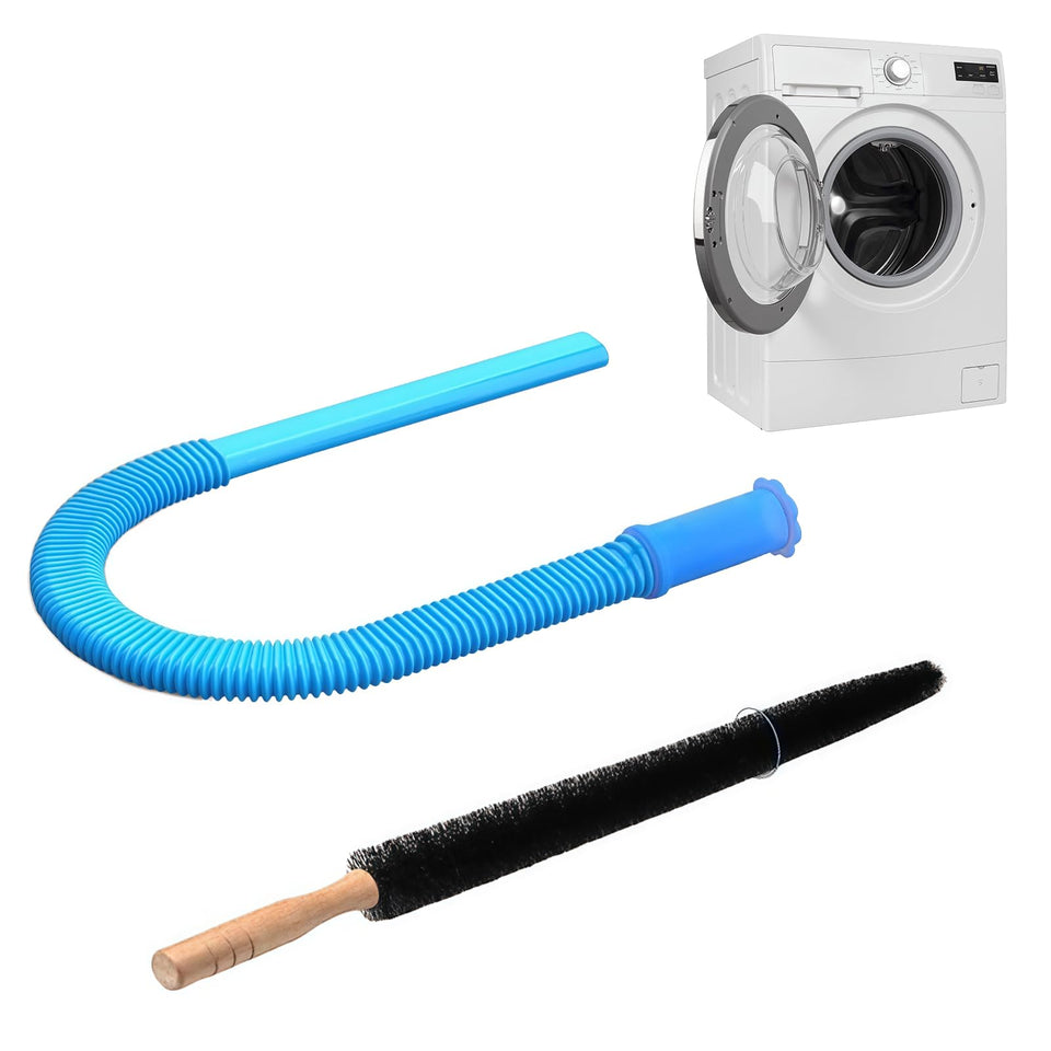 QHIOB dryer vent cleaner kit universal connector fits most vacuums for easy lint removal