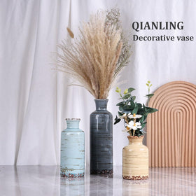 QIANLING ceramic vase set dining-table vases for entertaining spaces.