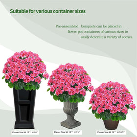 QIANYUN UV-resistant geranium bush designed for outdoor sun exposure.