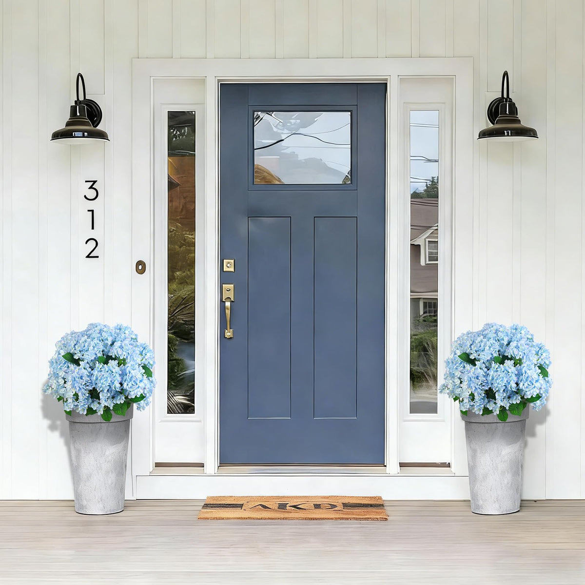 QIANYUN hydrangea bush full clusters brighten entryways and tables