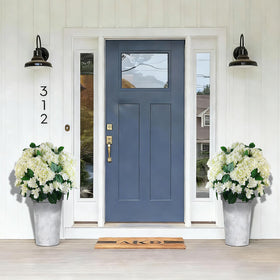 QIANYUN 20-inch dense blooms set of 2 adds fuller porch decor.