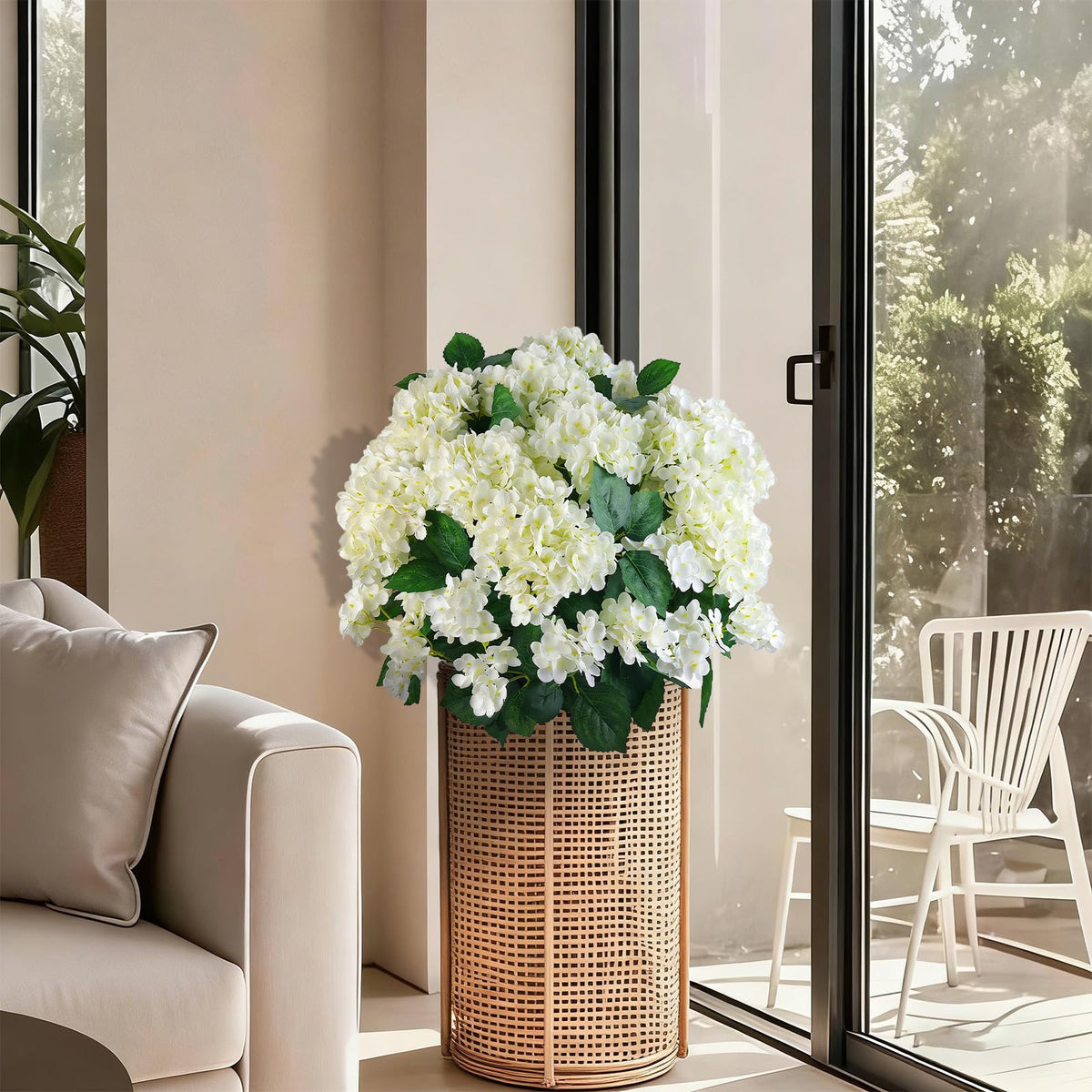 QIANYUN UV-resistant hydrangea for long-lasting color in outdoor spaces.