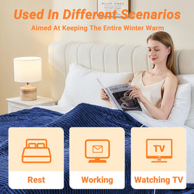 Qieryun blanket offers 10 heat levels for personalized comfort in any season