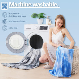 Qieryun cooling blanket with easy-care fabric reduces static for peaceful sleep