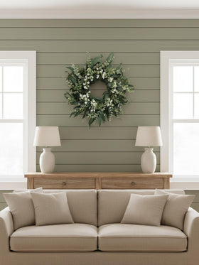 Qiexuxing farmhouse wreath suitable for indoor decor year-round