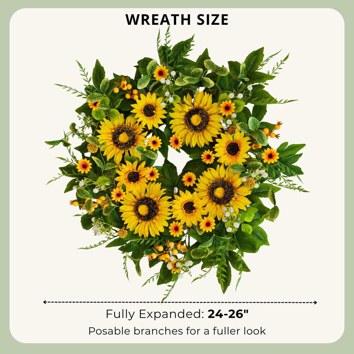 Qiexuxing Handmade wreath base demonstrates durable craftsmanship for year-round use.