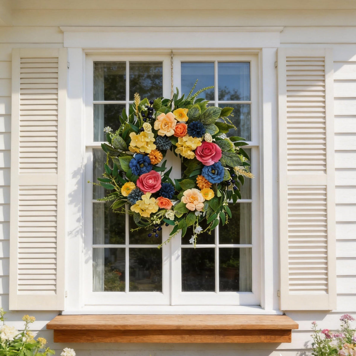 Qiexuxing premium packaging makes this wreath a ready gift for special occasions.