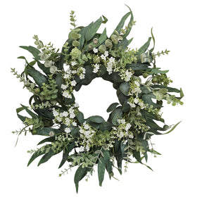 Qiexuxing year‑round greenery wreath ideal for home decor seasons