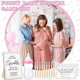 Qilery boho sprinkles design adds festive decor to the baby shower.