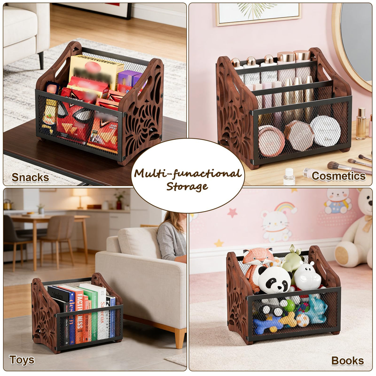 QILICHZ portable magazine holder with dual handles for easy relocation.
