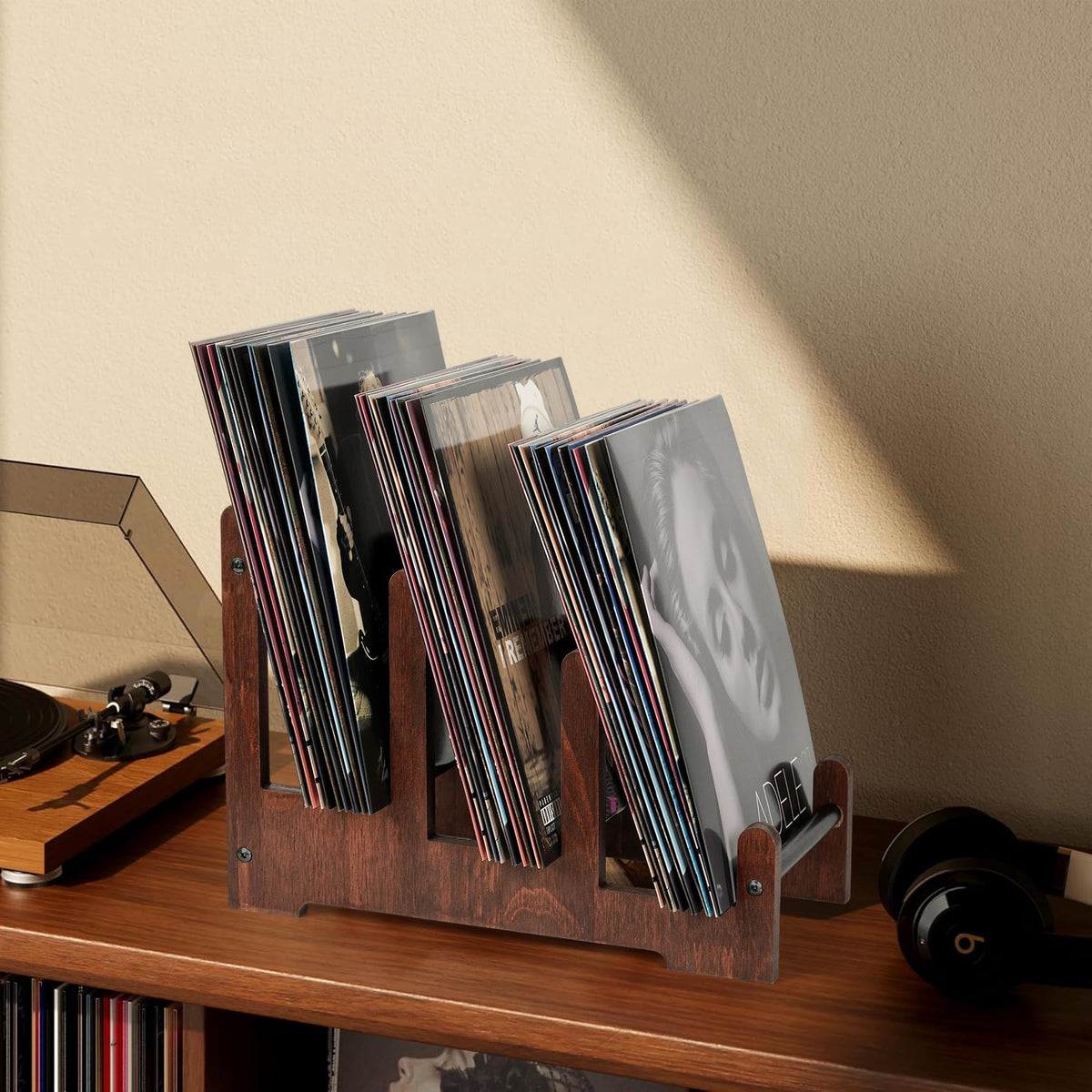 QILICHZ record storage easy-assembly stand ready in minutes.